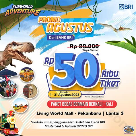 Harga kartu funworld tangcity  Selain itu ada Choo Choo Train, Funworld Adventure, Zoonior, Drivo, Driver