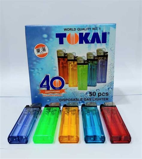 Harga korek gas tokai 1 pak  Rp55