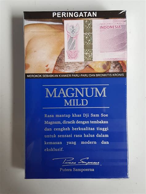 Harga rokok magnum 1 bungkus  Rp256