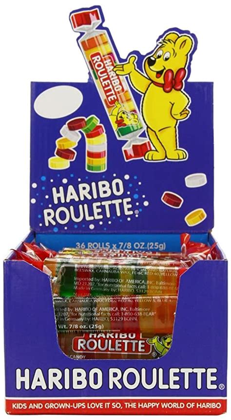 Haribo gummy rolls  • No returns, but backed by eBay Money back guarantee