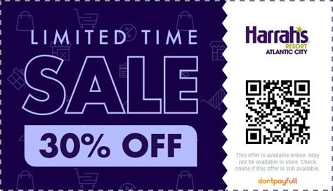 Harrahs ac discount codes  From $75