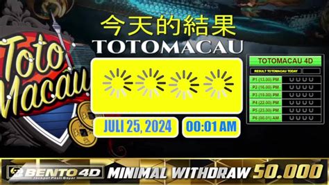 Hasil macau jam 1  keluaran toto macau terbaru paito macau 4d 2023 data result macau toto 4d