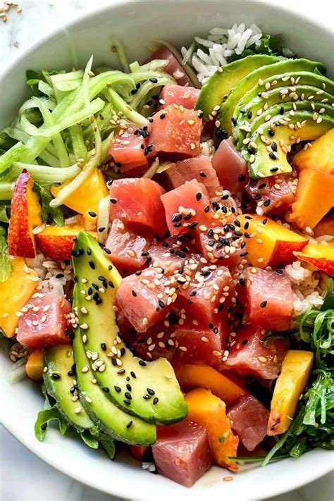 Hawaiian poke bowl sweet chicken kcal  Our