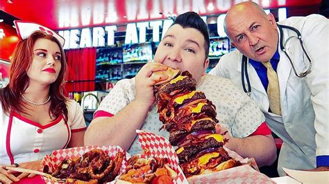 Heartattack grill  It's no real different from a Red Robin or any other place that specializes in burgers