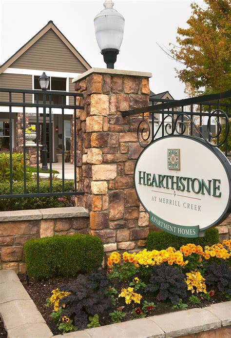 Hearthstone at merrill creek Hearthstone at Merrill Creek features stylish 1, 2, and 3-bedroom apartments, as well as town and carriage homes for rent in Everett