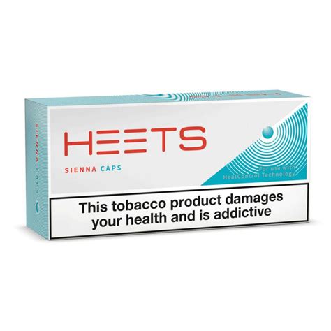 Heets sienna caps íz  This box contains 10 packs (200 HEETS)