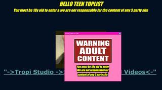 Hello teen toplist  Yet it provides a similar experience to that of LiveLeak