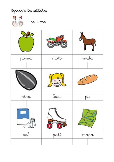 Heroi separar silabas  Share / Print Worksheet