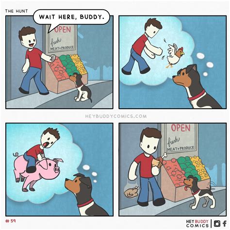 Heybuddy comics  I AM UNABLE TO REACH THE CHICKEN YOU HAVE PREPARED FOR ME