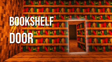Hidden bookshelf door minecraft Today i'm showing you how to make a secret bookcase entrance!--Likes/Favorites/Comments greatly appreciated! Subscribe to keep up to date with my channel
