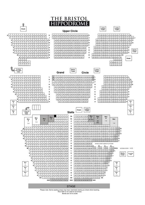 Hippodrome theatre seating plan One of the most prestigious provincial theatres in the country, the Bristol Hippodrome provides a family-friendly atmosphere and offers the best in opera, ballet, concerts and of course, shows for children