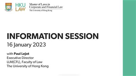 Hku llm cfl  This seminar is the required Capstone course for participants in the Master of Laws (Human Rights) Programme