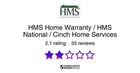 Hms cinch home warranty 877-804-0810