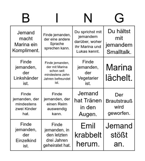 Hochzeitsbingo depot  Hochzeit bingo, spiel für hochzeit, lustiges hochzeitsspiel partyspiel, aufgaben + beschäftigung für hochzeitsgäste, erinnerung