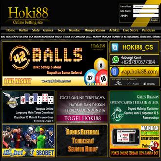 Hoki togel88  Vendor prediksi dewa hoki togel online terpercaya ini menawarkan jenis permainan taruhan togel online ini terbaik sepanjang masa