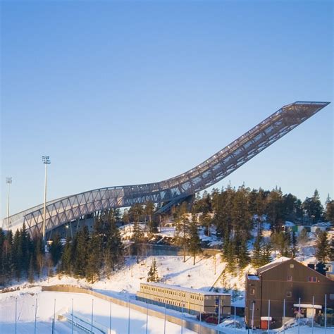 Holmenkollen ski jump 2  Spectators could enjoy the 18 kilometre cross country