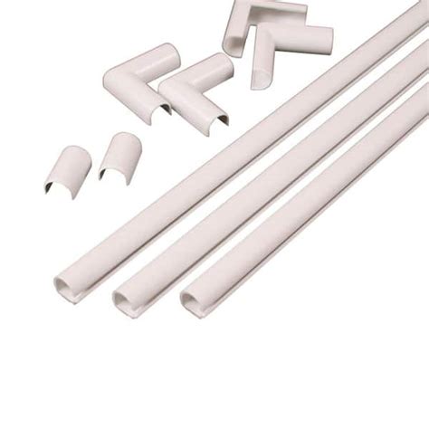 D-Line 8-ft x 0.39-in Plastic White Cord Spiral Wrap in the Cord Covers &  Organizers department at