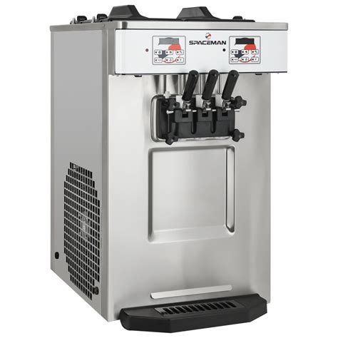 VEVOR Commercial Soft Ice Cream Machine, 13L/H (3.4Gal/H) Ice Cream  Machine, Single-Flavor Gelato Machine Commercial w/Pre-Cooling, 1200W  Countertop