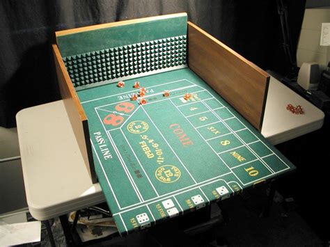 Homemade craps table  $20