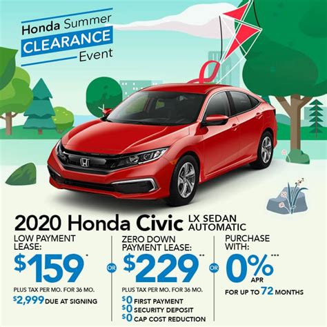 2024 Honda Civic Lease Special - Rick Case Honda