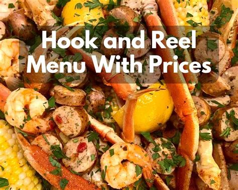 Hook and reel menu & prices  Menu Appetizers