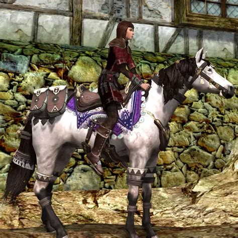 Horse archer's steed lotro  Danaish and I discussed whether the Hobby-horse is in fact a “horse”