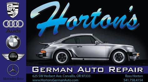 Horton's german auto repair  10925 Beaverton-Hillsdale Hwy