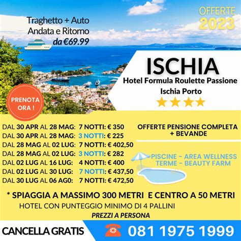 Hotel formula roulette ischia 2 (superb) Rooms: 57