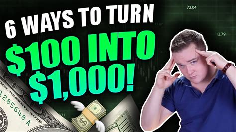 How can i turn 100 dollars into 1000 How to Turn $1,000 Into $10,000:Click “Show More” to see my Favorite Financial Tools MY FINANCIAL TOOLS 🏦 SoFi Complete Money Management Checking & Saving