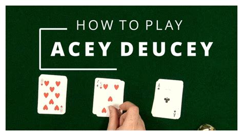 How do you play acey deucey card game  Upon throwing acey-deucey, the player first moves a piece the three spaces to which he is entitled