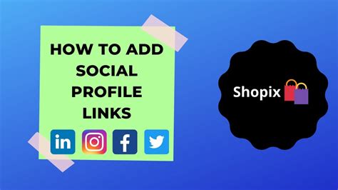 How to add social profile links on pbn blog 0 sites listed below