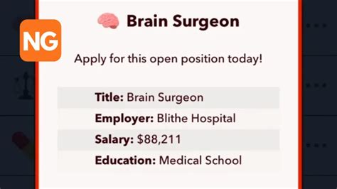 How to become a surgeon in bitlife  Once your character has graduated from secondary school, you will be given the option to apply to university, look for a job, or take time off