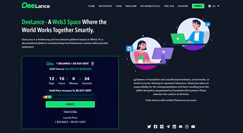 How to buy deelance Deelance's DeFi offerings strive to disrupt traditional financial paradigms by replacing them with more open, efficient, and transparent systems