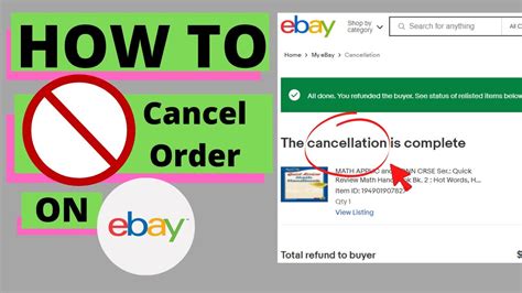 How to cancel a bid on ebay as a seller 