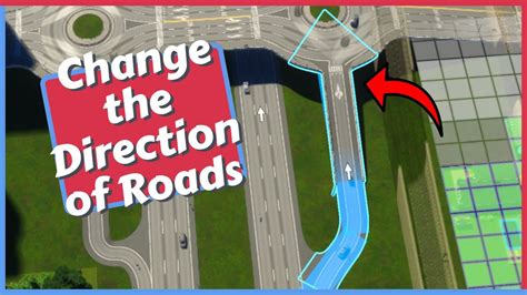 How to change direction of road cities skylines  4