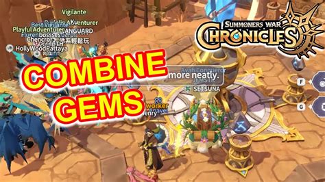 How to combine gems in summoners war chronicles  Edit