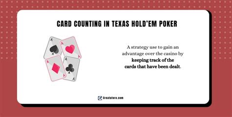 How to count cards in texas holdem  High counts mean a higher probability of getting a ‘natural’, leading to higher bets