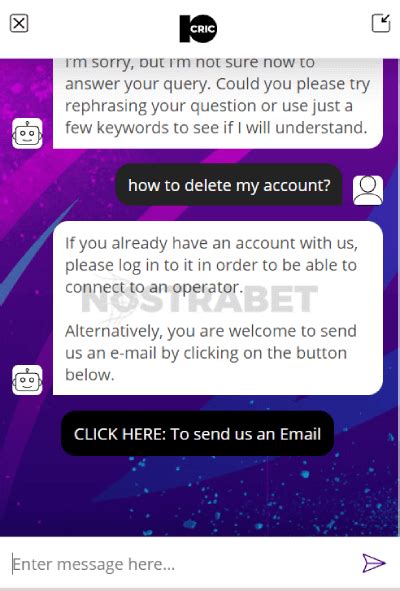 How to delete 10cric account  Proceed to submit contact information