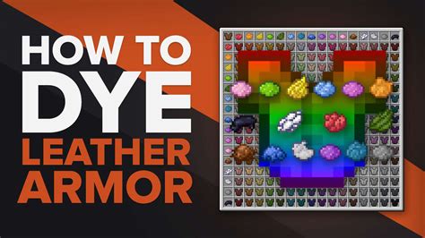 How to dye leather armor in minecraft java edition  You can dye your armor with Java