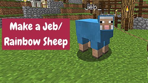 How to get a rainbow sheep in minecraft  Due to the game’s recognizable blocky graphics, the sheep are square, making their design stand apart from all other interpretations of sheep that are typically round and fluffy