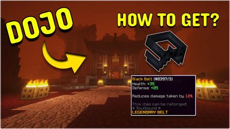 How to get black belt hypixel skyblock  Its ability reduces all damage taken by 4%