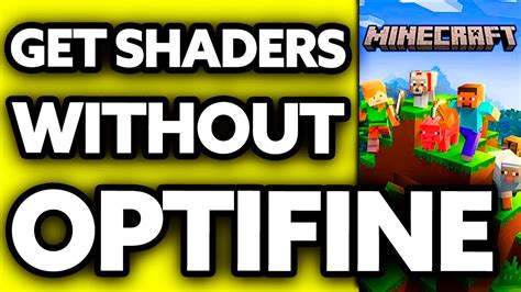 How to get shaders in minecraft without optifine 5 version is selected