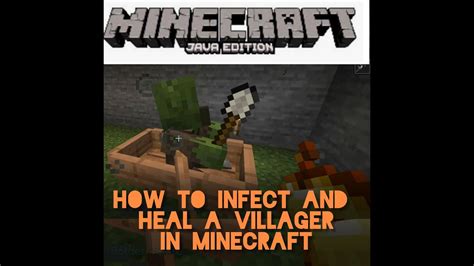 How to infect a villager without killing it  Be careful because doing this action will also spread the potion