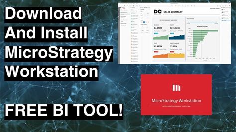 How to install microstrategy workstation 3 • 10 minutes; Additional Resources for Lesson 2