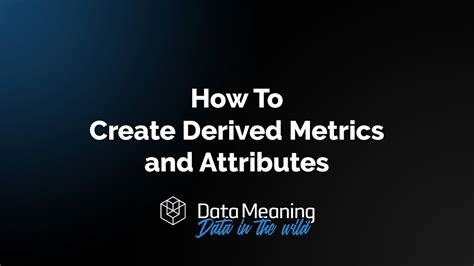 How to make a derived attribute in microstrategy  Enter the definition of the derived attribute