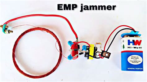 How to make mini emp jammer  Chinese circuit who emit a magnetic field causing interference to electronics