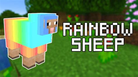 How to make rainbow sheep in minecraft  3
