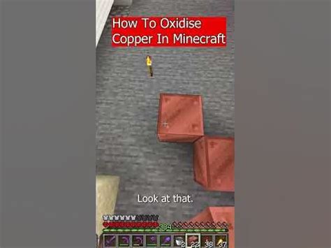 How to oxidise copper minecraft how to oxidize copper efficiently? I’ll never understand why people dont just let it oxidze in the build