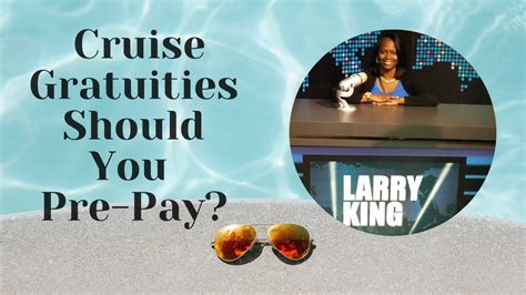 How to prepay gratuities on carnival  Prepaid Tipping and Cruise Gratuities