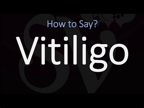 How to pronounce vitiligo  Vitiligo affects about 0